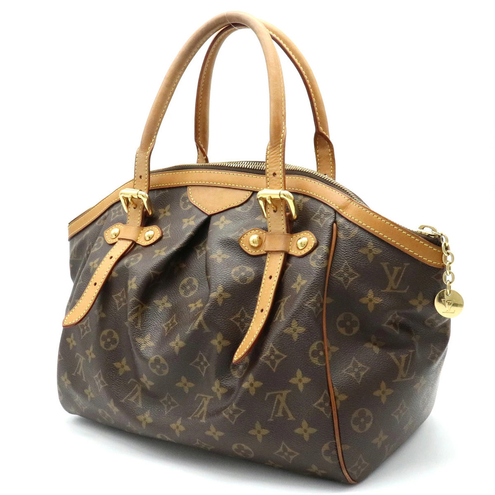 Louis Vuitton Handbag Shoulder Monogram Tivoli Bag Tote Brown